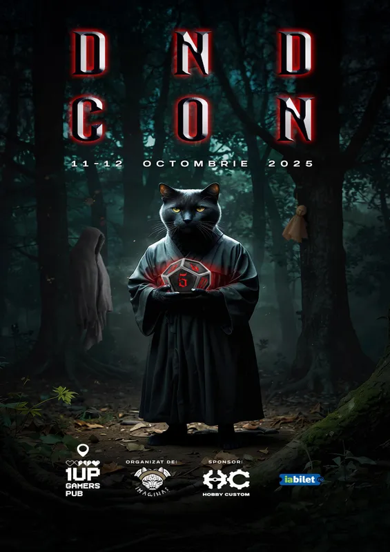 DNDCON 5: Conventia Dungeons & Dragons revine în Bucuresti cu vibe de Halloween
